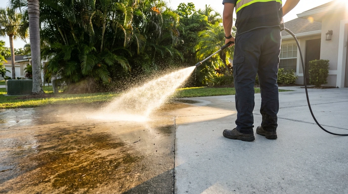 TitanFlow Exteriors professional pressure washing South Florida